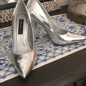 Silver shoes